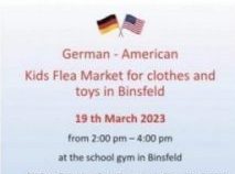 Deutsch-Amerikanischer Kinderflohmarkt Binsfeld - Host Nation Council Spangdahlem e.V.
