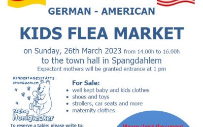 German-American children’s flea market Spangdahlem